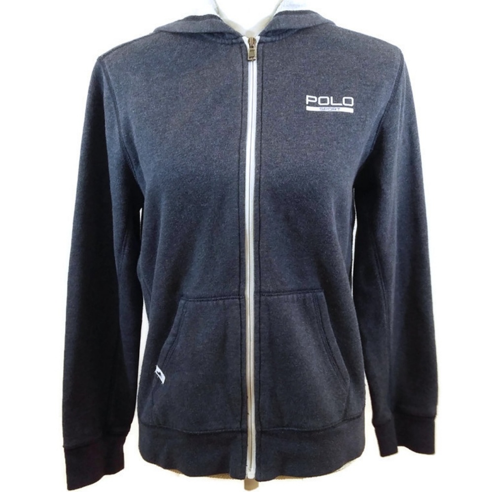 Ralph Lauren Polo Sport Zip Up Knit Hooded Jacket